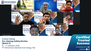 Foto Bersama In House Training Pre-Startup Safety Review (Batch 1) - PT Pertamina Geothermal Energy Tbk 15 - 17 Oktober 2025