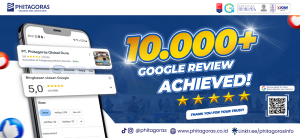 PT Phitagoras Global Duta Berhasil Meraih 10.000+ Ulasan Positif di Google