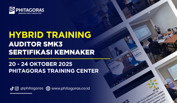 thumbnail Hybrid Training Auditor SMK3 Sertifikasi Kemnaker - Phitagoras Training Center 20 - 24 Oktober 2025