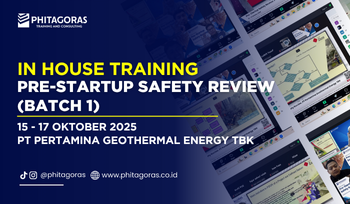 thumbnail In House Training Pre-Startup Safety Review (Batch 1) - PT Pertamina Geothermal Energy Tbk 15 - 17 Oktober 2025