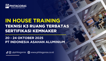 thumbnail In House Training Teknisi K3 Ruang Terbatas sertifikasi Kemnaker - PT Indonesia Asahan Aluminium 20 - 24 Oktober 2025