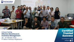 Foto Bersama In House Training Effective Warehouse & Inventory Management - PT Beton Perkasa Wijaksana 30 - 31 Oktober 2025