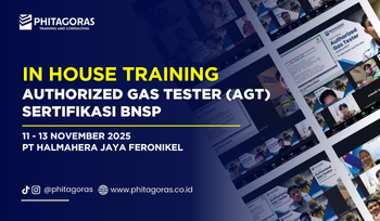 thumbnail In House Training Authorized Gas Tester (AGT) Sertifikasi BNSP - PT Halmahera Jaya Feronikel 11 - 13 November 2025