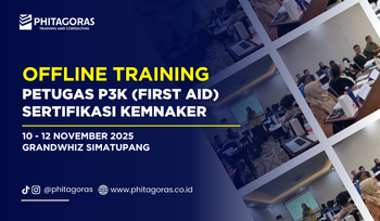 thumbnail Offline Training Petugas P3K (First Aid) Sertifikasi KEMNAKER - Grandwhiz Simatupang 10 - 12 November 2025