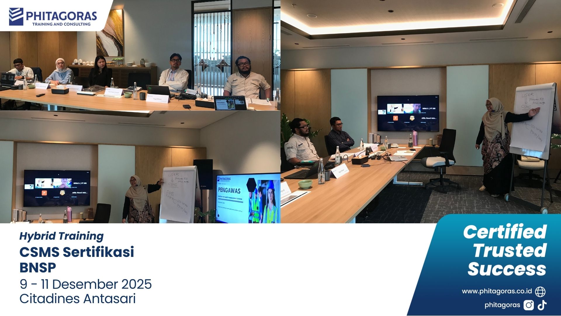 Foto Kegiatan Hybrid Training CSMS Sertifikasi BNSP 9 - 11 Desember 2025