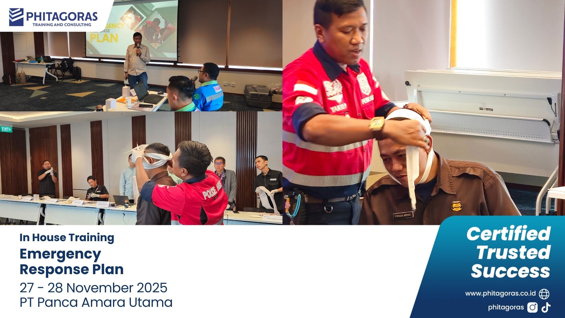 Foto Kegiatan In House Training Emergency Response Plan PT Panca Amara Utama 27 - 28 November 2025