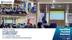 Foto Kegiatan In House Training K3 Laboratorium Sertifikasi BNSP - PT Unilever Oleochemical Indonesia 9 - 12 Desember 2025