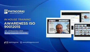 In House Training Awareness ISO 90012015, Bulog Corporate University, 20 - 21 November 2025