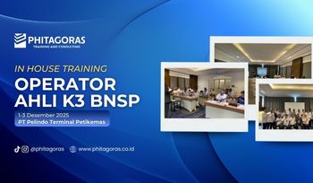 In House Training Operator Ahli K3 BNSP PT Pelindo Terminal Petikemas 1-3 Desember 2025 di Kampi Hotel Surabaya