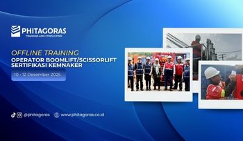 Offline Training Operator BoomliftScissorlift Sertifikasi Kemnaker 10 - 12 Desember 2025