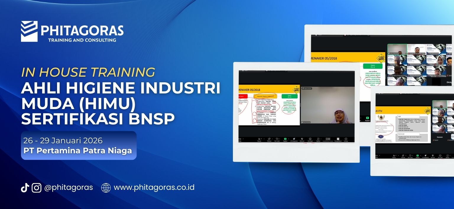 In House Training Ahli Higiene Industri Muda (HIMU) Sertifikasi BNSP - PT Pertamina Patra Niaga 26 - 29 Januari 2026