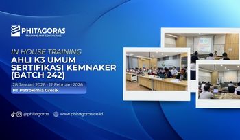 In House Training Ahli K3 Umum Sertifikasi Kemnaker - PT Petrokimia Gresik 28 Januari 2026 - 12 Februari 2026 (Batch 242)