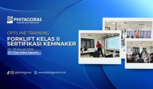 Offline Training Forklift Kelas II Sertifikasi Kemnaker - PT Trias Indra Saputra 21-23 Januari 2026 di Jakarta
