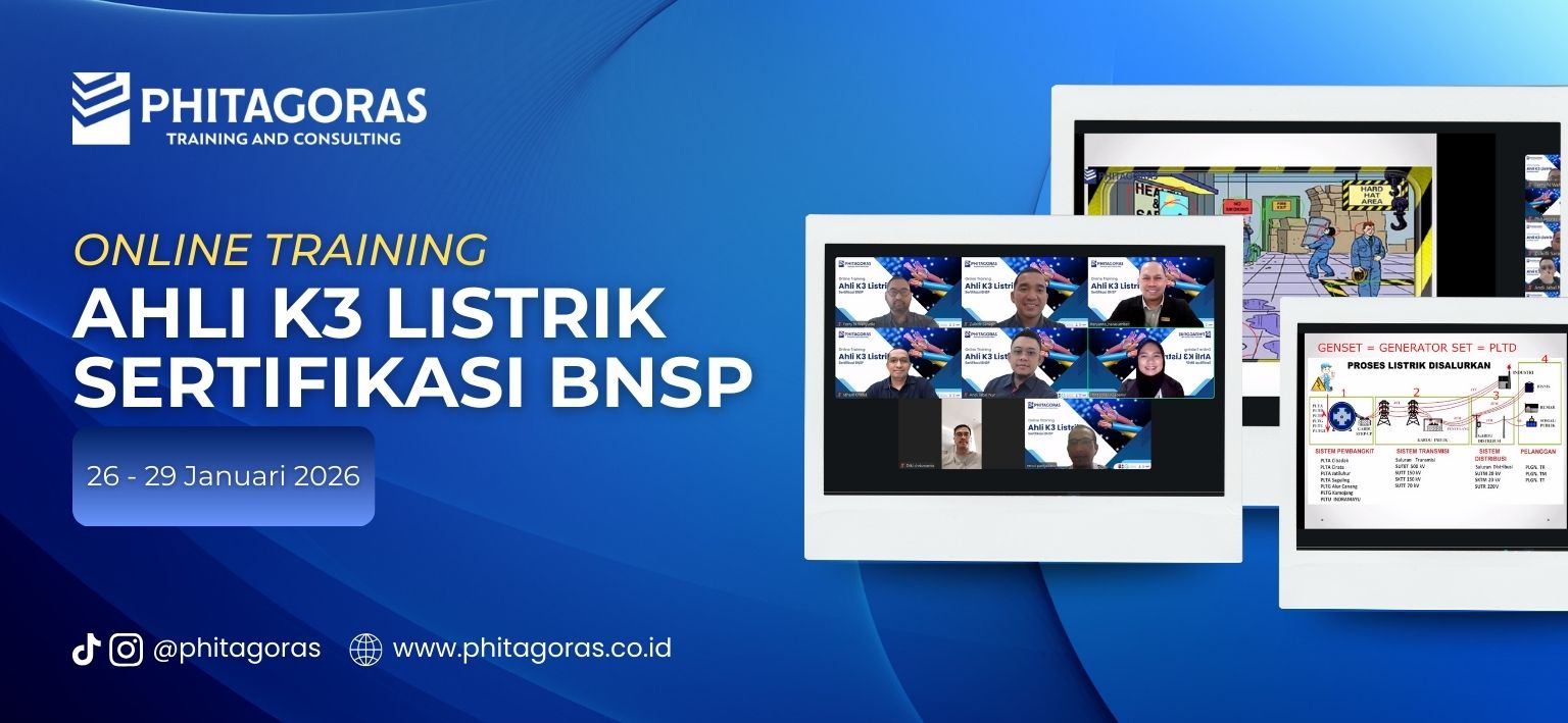 Online Training Ahli K3 Listrik Sertifikasi BNSP 26 - 29 Januari 2026