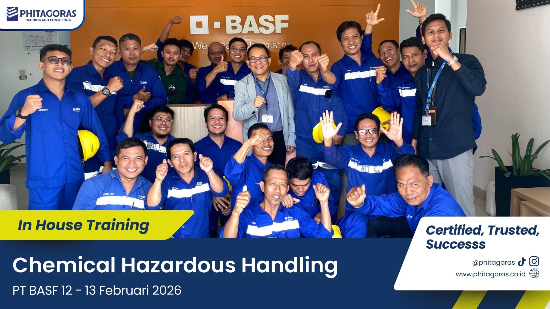 Foto Bersama In House Training Chemical Hazardous Handling - PT BASF 12 ...