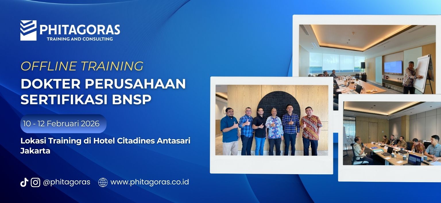 Offline Training Dokter Perusahaan Sertifikasi BNSP 10 - 12 Februari 2026 di Hotel Citadines Antasari Jakarta