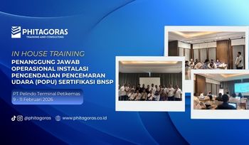 Thumbnail In House Training Penanggung Jawab Operasional Instalasi Pengendalian Pencemaran Udara (POPU) Sertifikasi BNSP - PT Pelindo Terminal Petikemas 9 - 11 Februari 2026
