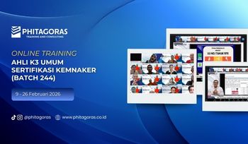 Thumbnail Online Training Ahli K3 Umum Sertifikasi KEMNAKER (Batch 244) 9 - 26 Februari 2026