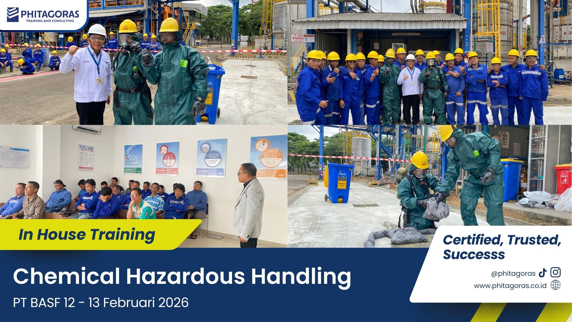 Foto Kegiatan In House Training Chemical Hazardous Handling - PT BASF 12 - 13 Februari 2026