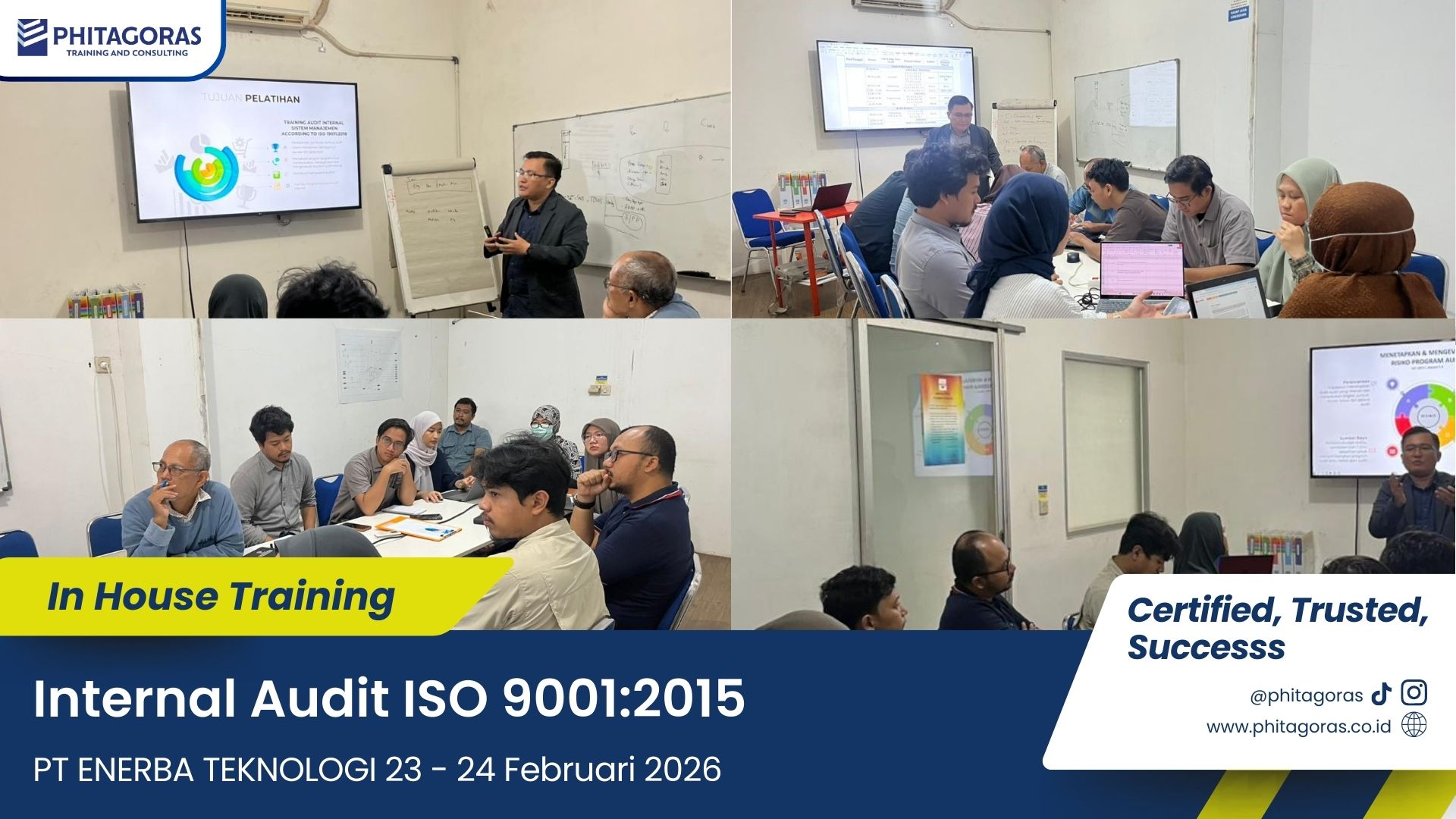 Foto Kegiatan In House Training Internal Audit ISO 9001_2015 - PT ENERBA TEKNOLOGI 23 - 24 Februari 2026