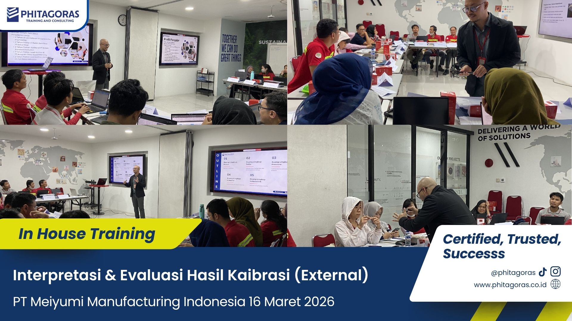 Foto Kegiatan In House Training Interpretasi & Evaluasi Hasil Kaibrasi (External) - PT Meiyumi Manufacturing Indonesia 16 Maret 2026