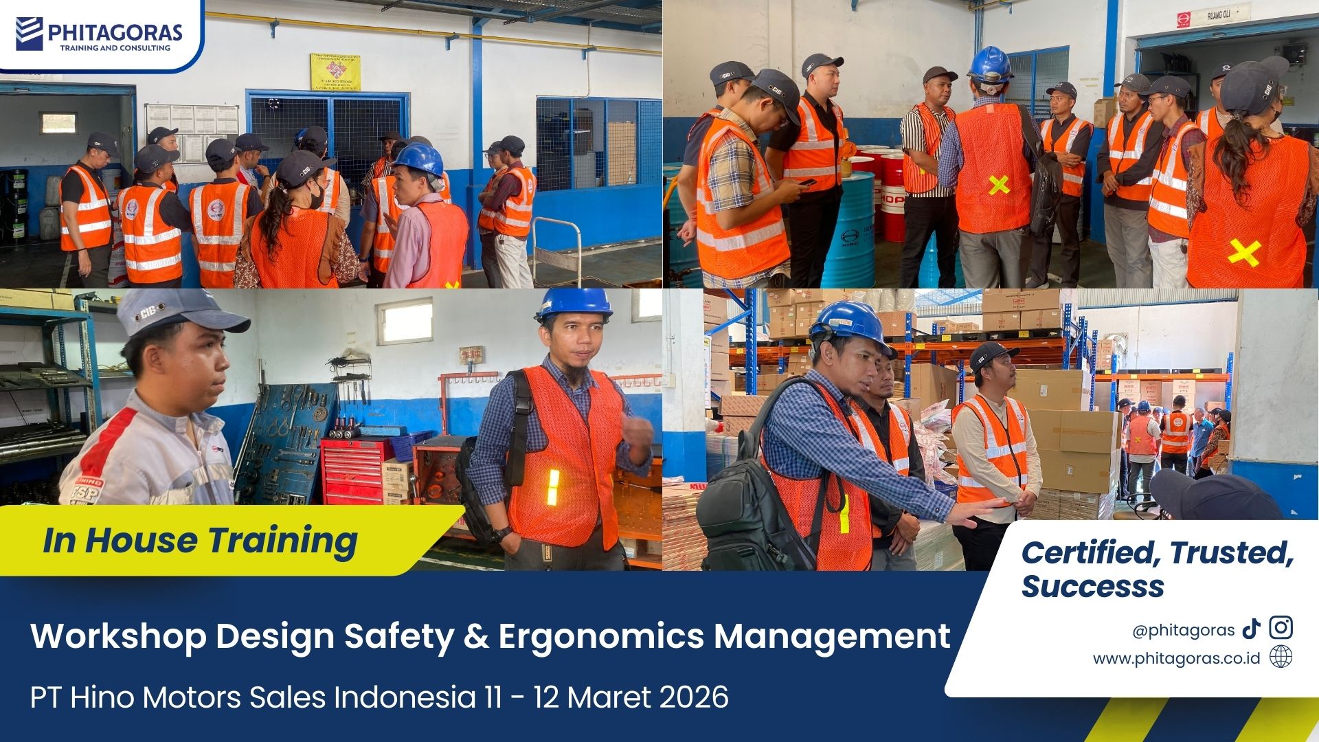 Foto Kegiatan In House Training Workshop Design Safety & Ergonomics Management - PT Hino Motors Sales Indonesia 11 - 12 Maret 2026