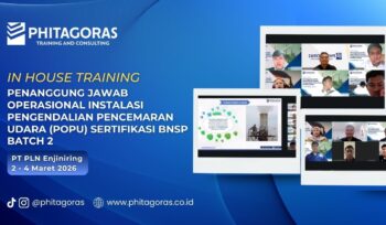 In House Training Penanggung Jawab Operasional Instalasi Pengendalian Pencemaran Udara (POPU) Sertifikasi BNSP - PT PLN Enjiniring 2 - 4 Maret 2026 (Batch 2)