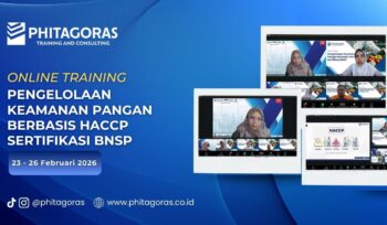 Online Training Pengelolaan Keamanan Pangan Berbasis HACCP Sertifikasi BNSP 23 - 26 Februari 2026