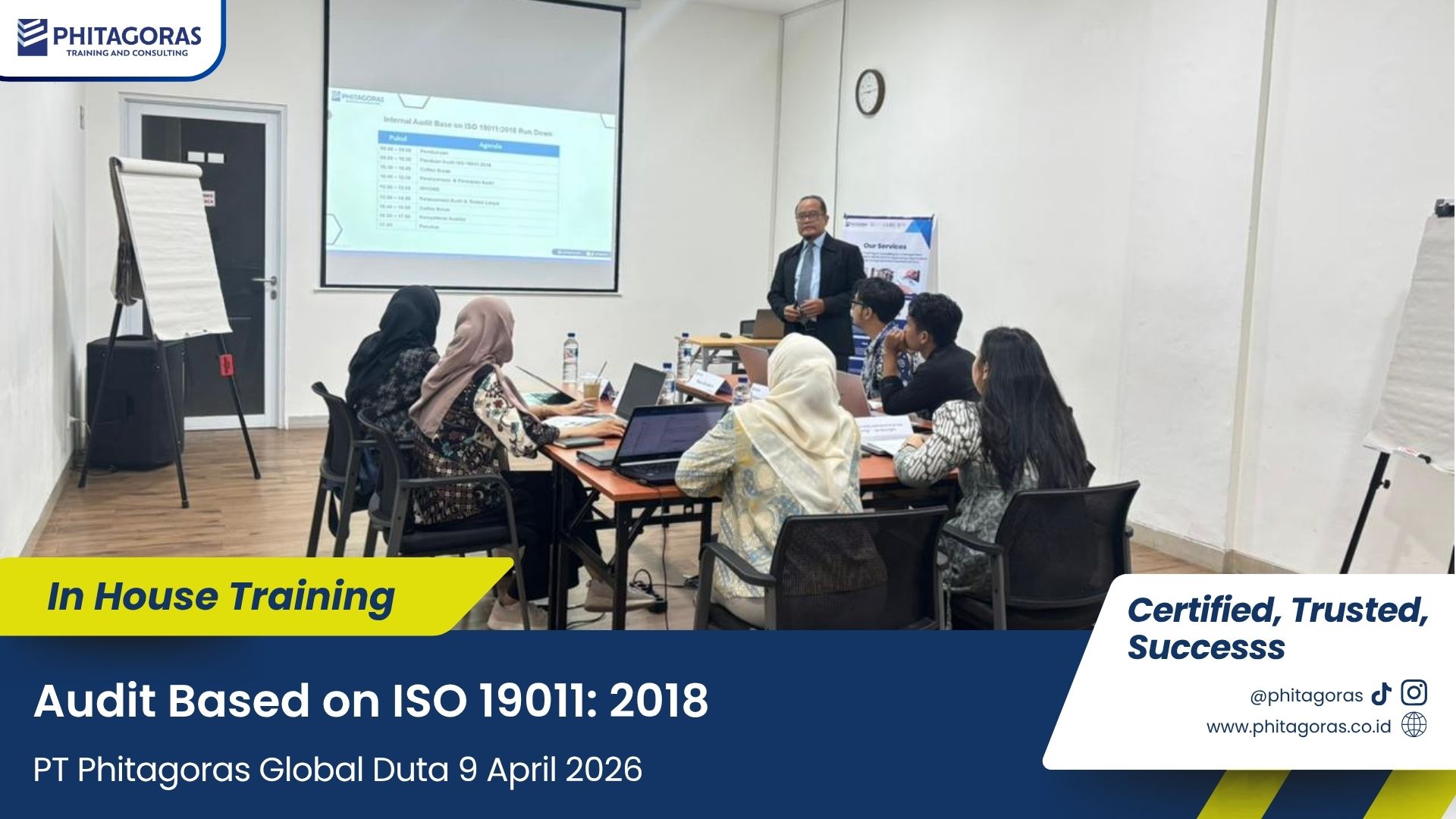 Foto Kegiatan In House Training Audit Based on ISO 19011 2018 - PT Phitagoras Global Duta 9 April 2026