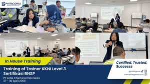 Foto Kegiatan In House Training of Trainer KKNI Level 3 Sertifikasi BNSP - PT Lotte Chemical Indonesia 27 - 30 April 2026