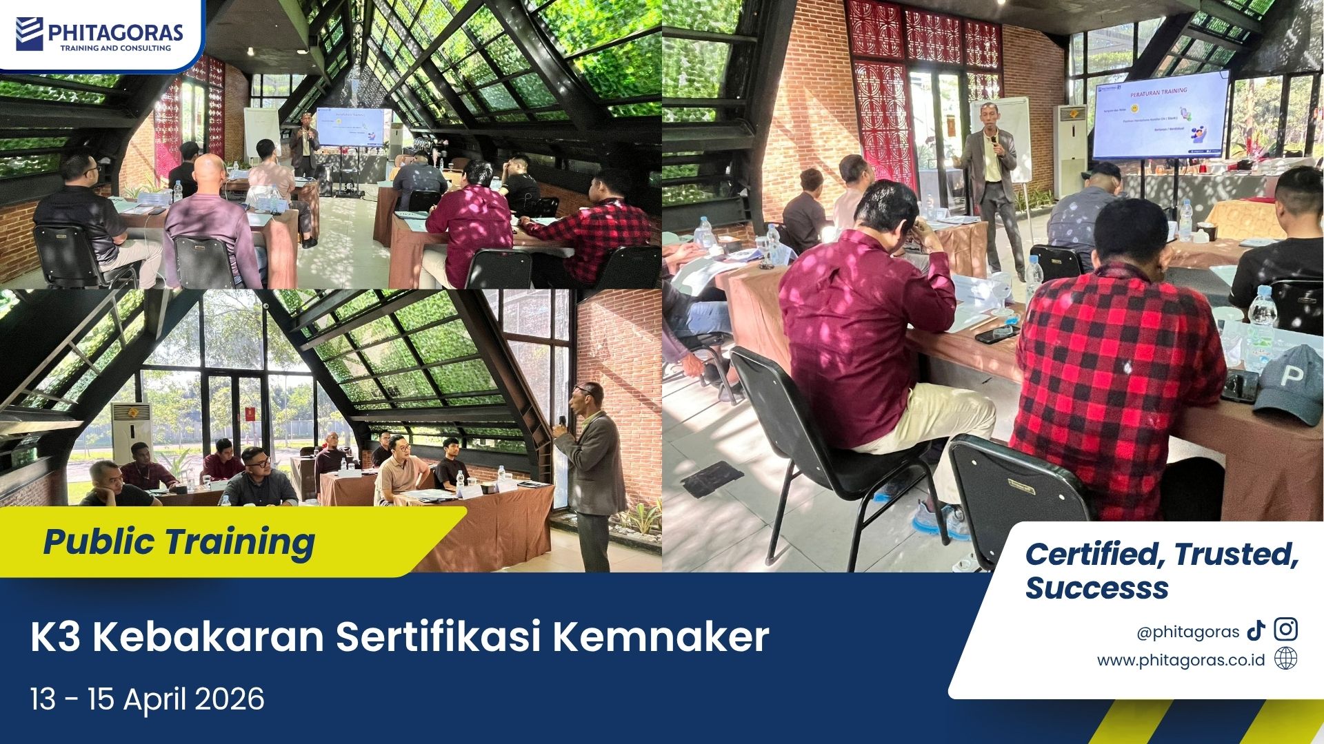 Foto Kegiatan Public Training K3 Kebakaran Sertifikasi Kemnaker 13-15 April 2026