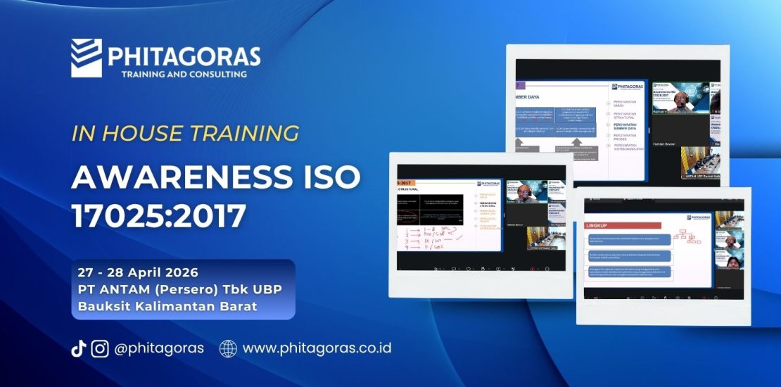 In House Training Awareness ISO 170252017 - PT ANTAM (Persero) Tbk UBP Bauksit Kalimantan Barat 27 - 28 April 2026