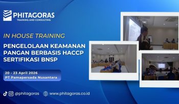 In House Training Pengelolaan Keamanan Pangan Berbasis HACCP Sertifikasi BNSP - PT Pamapersada Nusantara 20 - 23 April 2026