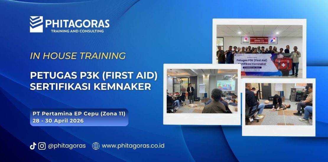 In House Training Petugas P3K (First Aid) Kemnaker - PT Pertamina EP Cepu (Zona 11) 28 - 30 April 2026