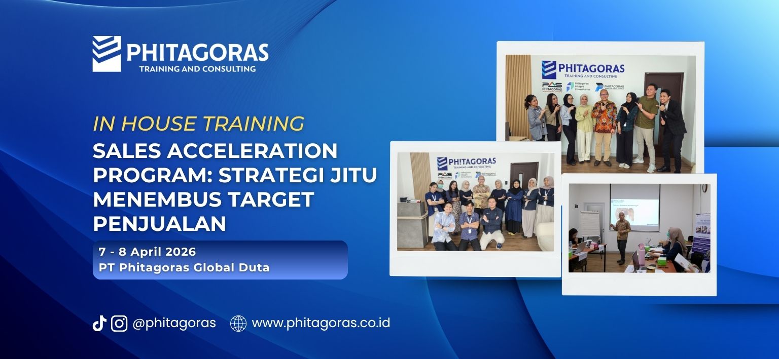 In House Training Sales Acceleration Program Strategi Jitu Menembus Target Penjualan - PT Phitagoras Global Duta 7 - 8 April 2026