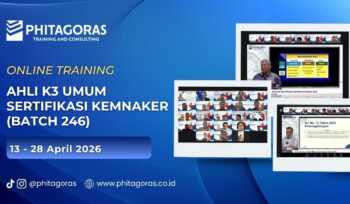 Online Training Ahli K3 Umum Sertifikasi KEMNAKER, 13 - 28 April 2026 (Batch 246)