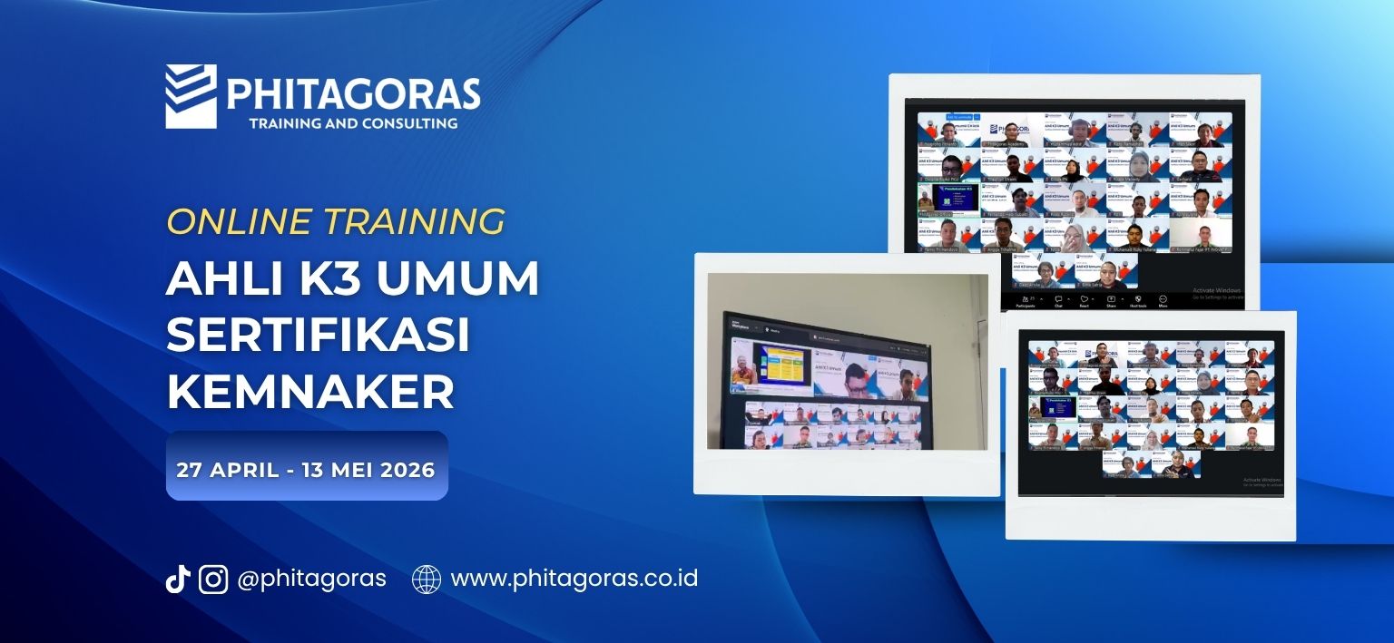 Online Training Ahli K3 Umum Sertifikasi KEMNAKER 27 April - 13 Mei 2026