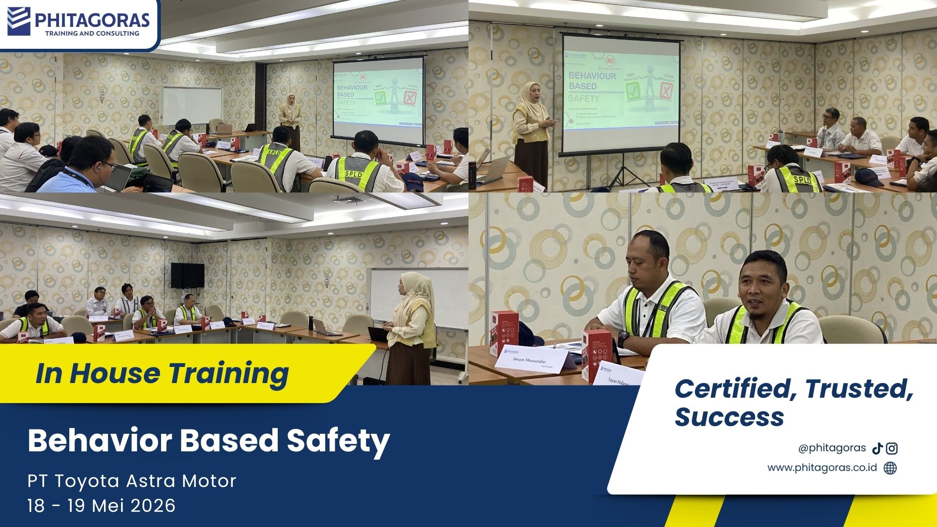 Foto Kegiatan In House Training Behavior Based Safety - PT Toyota Astra Motor 18 - 19 Mei 2026