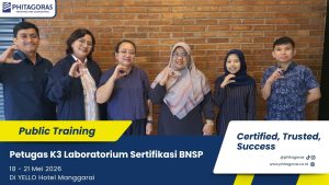 Foto Bersama Public Training Petugas K3 Laboratorium Sertifikasi BNSP 18 - 21 Mei 2026 (1)