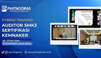Hybrid Training Auditor SMK3 Sertifikasi Kemnaker 18 - 22 Mei 2026 Di Grandwhiz Lebak Bulus