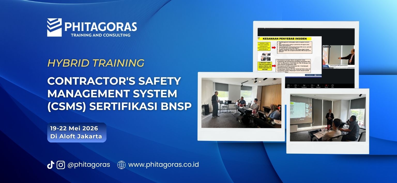 Hybrid Training Contractor's Safety Management System (CSMS) Sertifikasi BNSP 19-22 Mei 2026 Di Aloft Jakarta