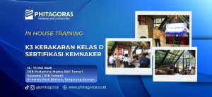 In House Training K3 Kebakaran Kelas D Sertifikasi Kemnaker - JOB Pertamina-Medco E&P Tomori Sulawesi (JOB Tomori) 12 - 14 Mei 2026 di Aviary Park Bintaro, Tangerang Selatan