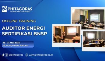 Offline Training Auditor Energi Sertifikasi BNSP 18 - 21 Mei 2026 di Aviary Hotel Bintaro, Tangerang Selatan