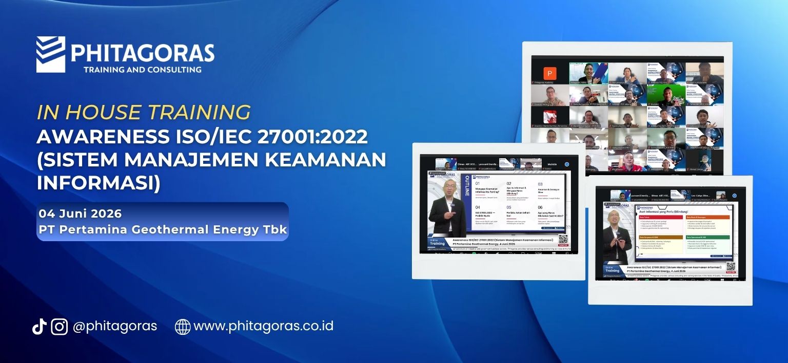 Header In House Training Awareness ISOIEC 270012022 (Sistem Manajemen Keamanan Informasi) - PT Pertamina Geothermal Energy Tbk 04 Juni 2026