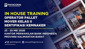 In House Training Operator Pallet Mover Kelas II Sertifikasi KEMNAKER - Kantor Perwakilan Bank Indonesia Provinsi Kalimantan Barat
