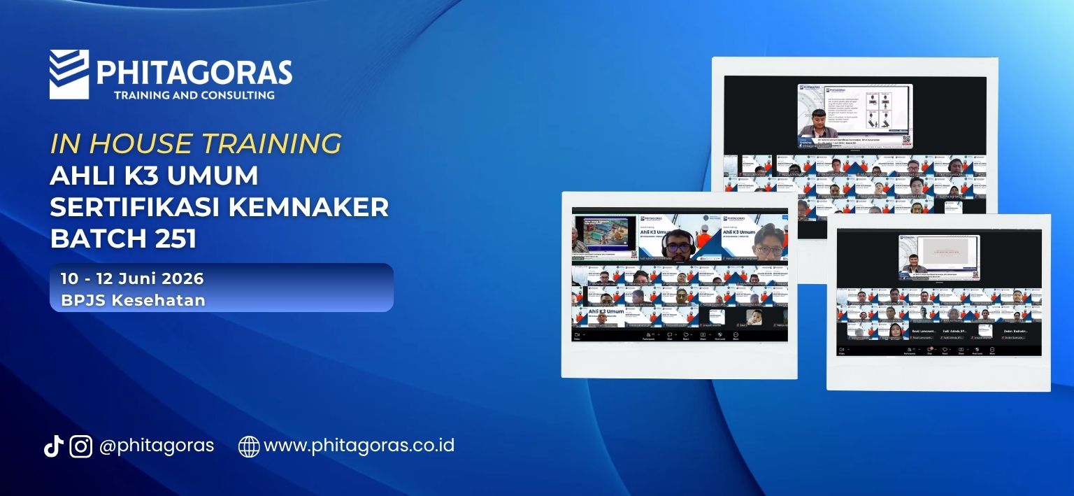 header In House Training Ahli K3 Umum Sertifikasi KEMNAKER - BPJS Kesehatan Batch 251