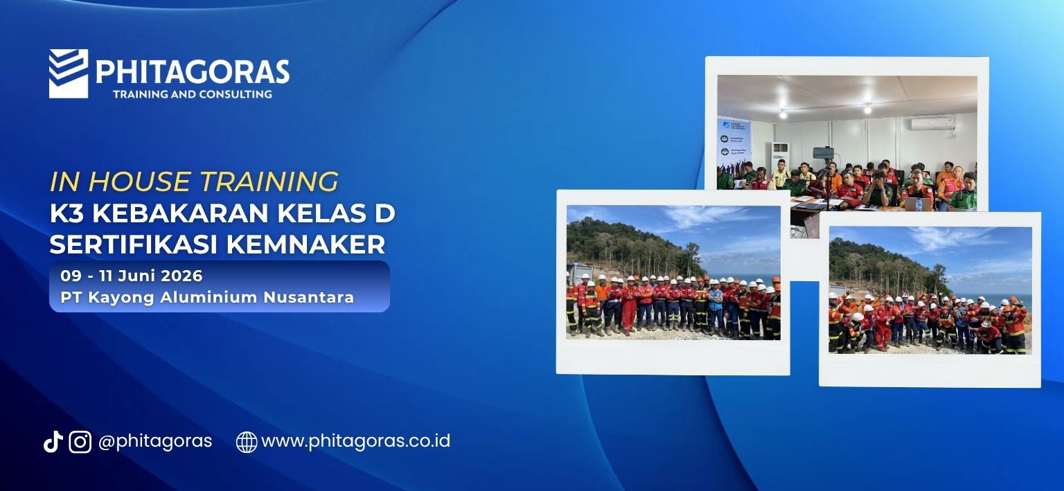 header In House Training K3 Kebakaran Kelas D Sertifikasi KEMNAKER - PT Kayong Aluminium Nusantara 09 - 11 Juni 2026