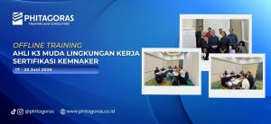 header Offline Training Ahli K3 Muda Lingkungan Kerja Sertifikasi KEMNAKER 17 - 25 Juni 2026
