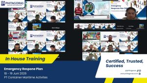 Foto bersama In House Training Emergency Respone Plan - PT Container Maritime Activites 18 - 19 Juni 2026