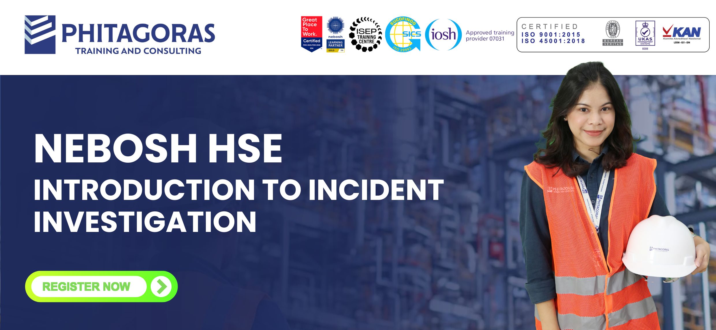 training NEBOSH HSE Introduction to Incident Investigation